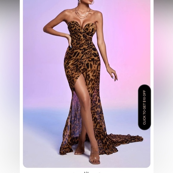 Leopard Gown​​​ - Picture 2 of 10